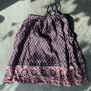 Cotton wrap skirt